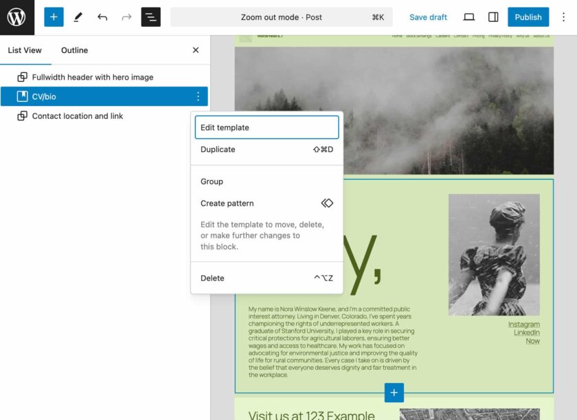 WordPress 6.7 新功能预览：缩小模式、元框、块绑定 API 等等